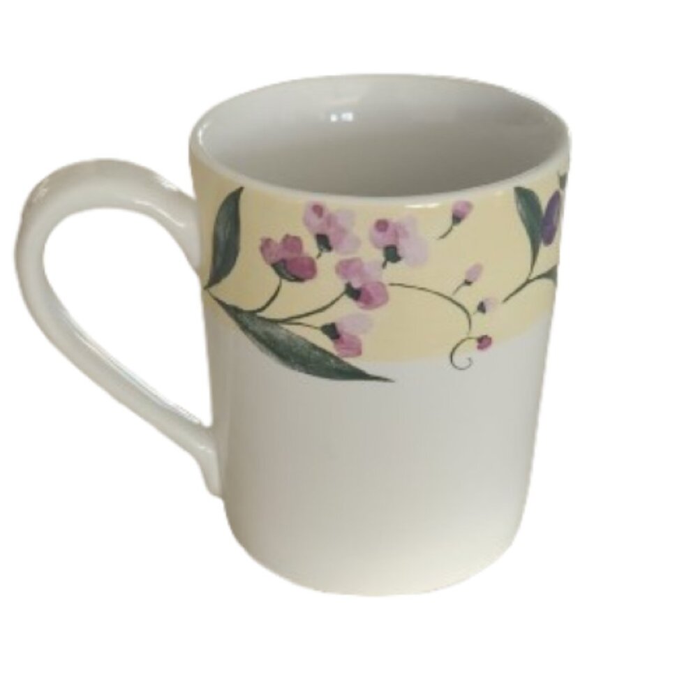 Corelle Coordinates Floral/ Grape Coffee Mugs 9 Oz Set of 3